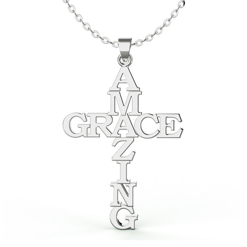 Saved By His Amazing Grace Necklace