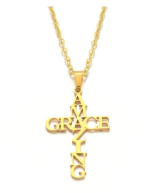 Saved By His Amazing Grace Necklace